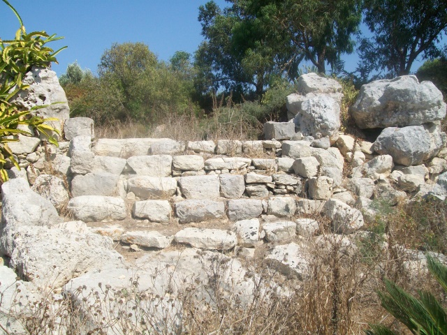 The temple steps at Tal Qadi, Malta